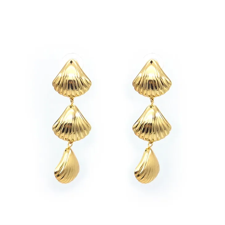 Gold Statement Climber -korvakorut