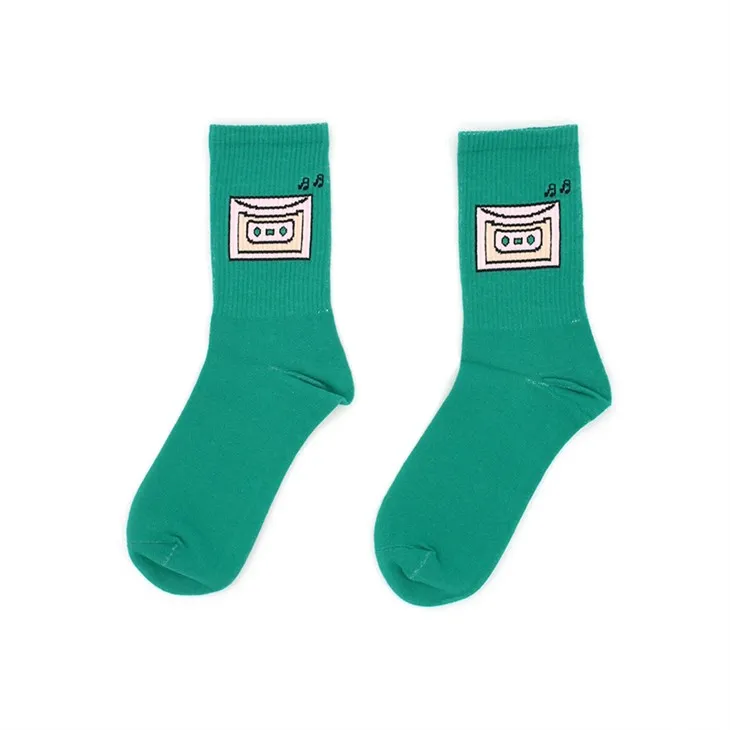 Vihreät sarjakuvasukat