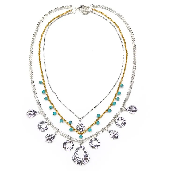 Kerrostettu ketjukaulakorusarja